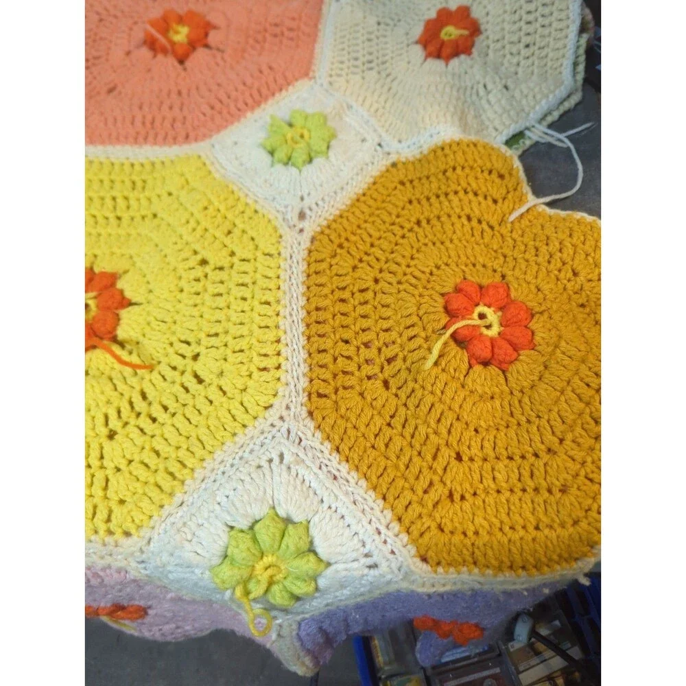 Handmade vintage knitted